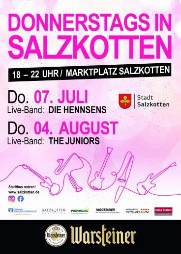 Plakat Donnerstags in....