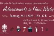 Traditioneller Adventsmarkt auch im 110 Jubiläumsjahr von Haus Widey