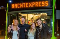 Kürzere Wege bei den NachtExpress-Bussen