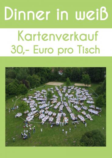 „Dinner in weiß“ 2023 – Verkaufsstart zum Sälzerfest