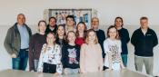 hinten: Herr Klocke (Römhild), Herr Bachem (Auto Bachem), Jonas Fecke, Herr Firsche, Herr Altenhof, Herr Schrader mittig: Kathy Dimmel, Lina Sabezki, Sina Pöpping unten: Jana Ratzlaf, Benita Dimmel, Sara Vogedes, Frieda Rappold