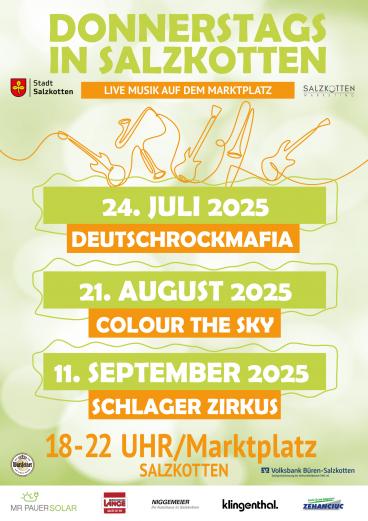 Plakat Donnerstags in... Salzkotten