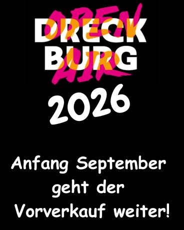 Dreckburg Open Air 2026: Max Giesinger als Headliner bestätigt