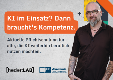 Vorbereitet auf die KI-Zukunft: heder:LAB schult nach EU-Vorgaben