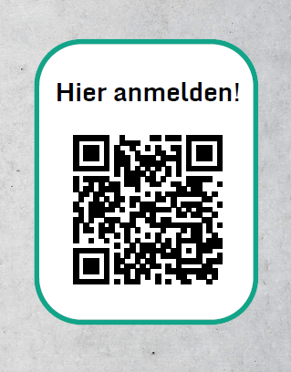 QR Code zur Anmeldung