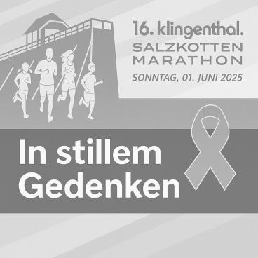 Salzkotten Marathon - In stillem Gedenken