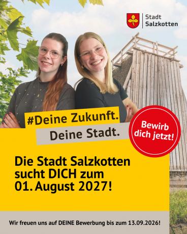 Stellenausschreibung: Auszubildende/r zur/zum Verwaltungsfachangestellten (m/w/d)