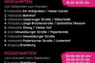 Fahrplan Konzert Shuttle