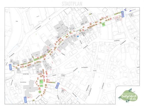 Stadtplan Stadt Salzkotten Innenstadt zum Sälzerfest