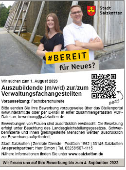 Auszubildende (m/w/d) zur/ zum Verwaltungsfachangestellten
