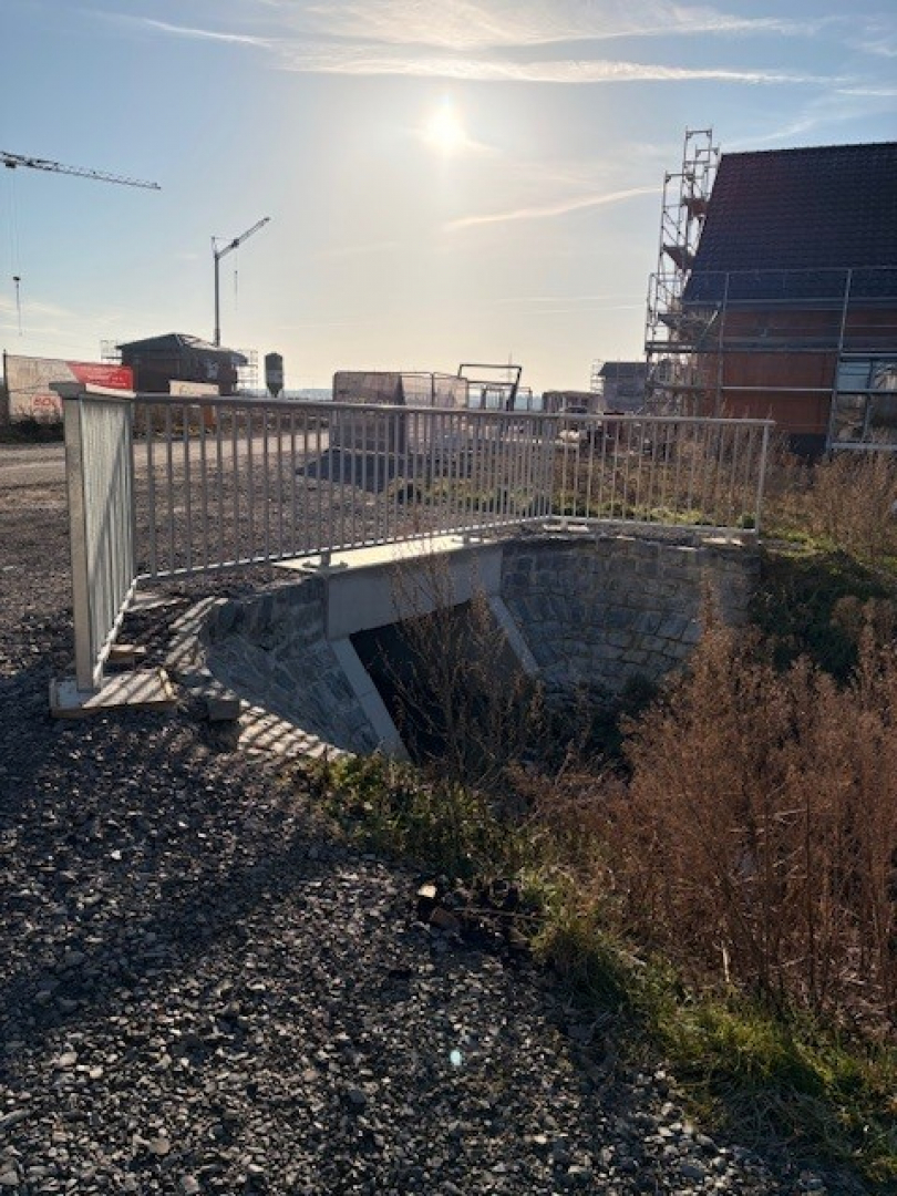 Rahmendurchlass für den Bümers Graben unter der Verlängerung der Toni-Schröder-Straße