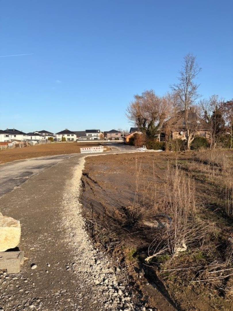 Blick vom Unitasweg Richtung Norden (Erweiterung Baugebiet ‘Osterfeld‘