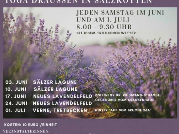 Yoga draußen in Salzkotten